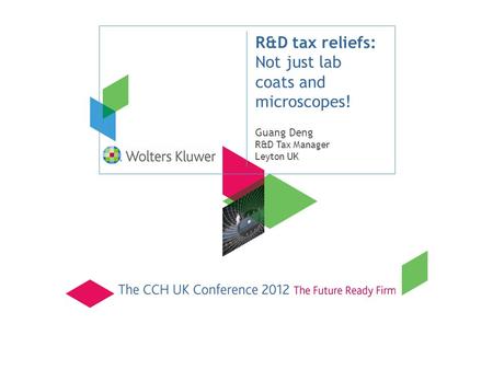 R&D tax reliefs: Not just lab coats and microscopes!