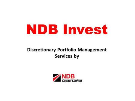 NDB Invest Discretionary Portfolio Management Services by