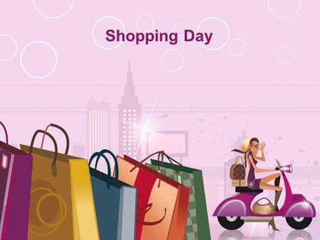 Shopping Day Free Powerpoint Templates.