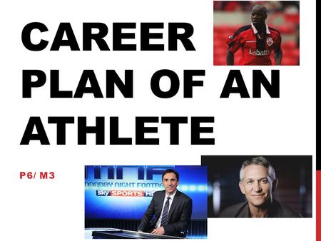 Career plan of an athlete