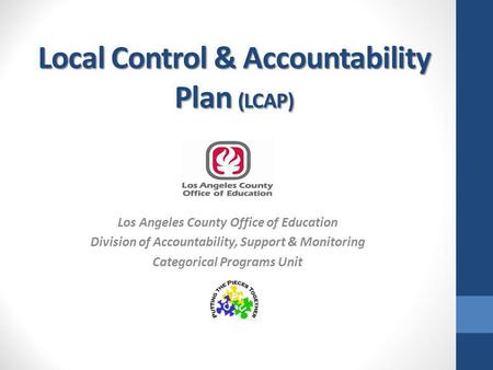 Local Control & Accountability Plan (LCAP)