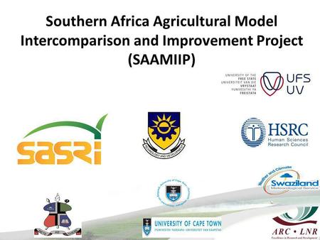 Southern Africa Agricultural Model Intercomparison and Improvement Project (SAAMIIP)