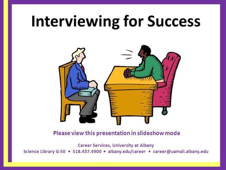 Interviewing for Success