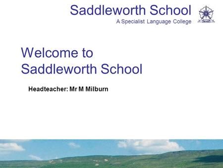 Welcome to Saddleworth School