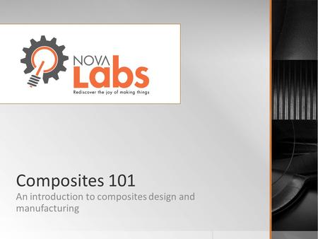 An introduction to composites design and manufacturing