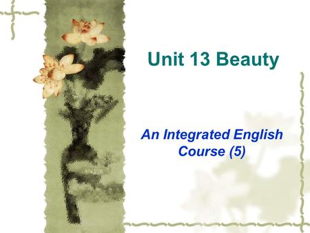 An Integrated English Course (5)