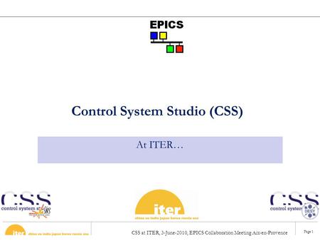 Control System Studio (CSS)