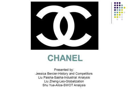 CHANEL Presented by: Jessica Bercier-History and Competitors
