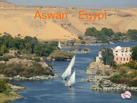 Aswan - Egypt Corniche - Aswan Tomb Of Aga Khan – in front of Aswan.