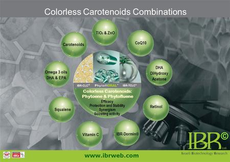 Colorless Carotenoids: Phytoene & Phytofluene Protection and Stability