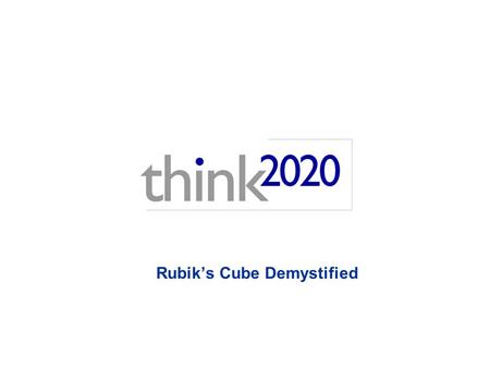 Rubik’s Cube Demystified