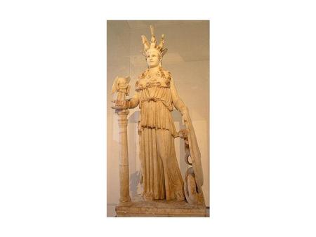 Athena Lenormant, unfinished statuette, 1 st century AD.
