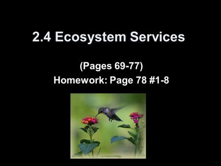 (Pages 69-77) Homework: Page 78 #1-8