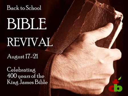 Session Six The Superiority of the King James Bible.