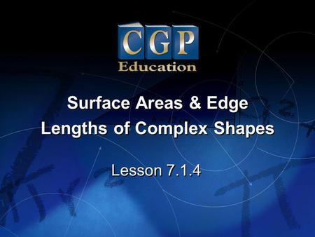 Lengths of Complex Shapes