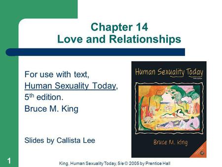 Chapter 14 Love and Relationships