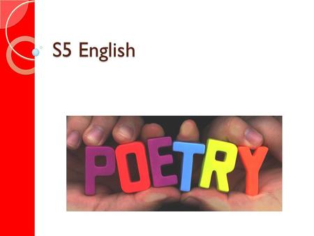 S5 English.