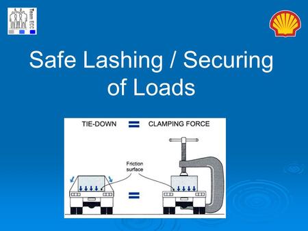 Safe Lashing / Securing of Loads