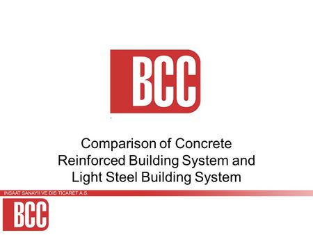 Comparison of Concrete Reinforced Building System and Light Steel Building System.