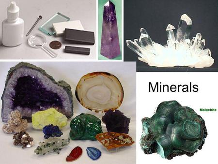 Minerals.