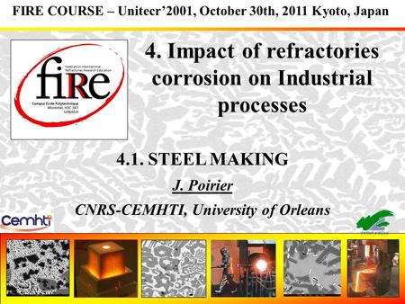 4. Impact of refractories corrosion on Industrial processes