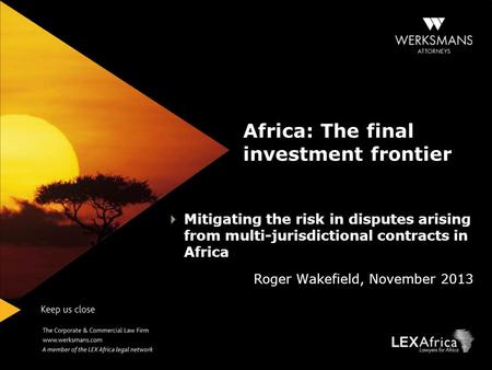 Africa: The final investment frontier