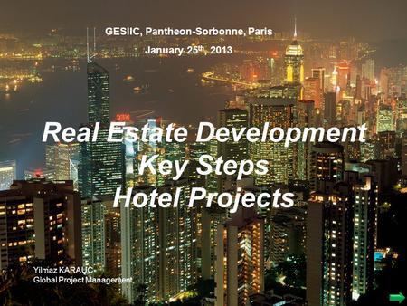 Real Estate Development Key Steps Hotel Projects