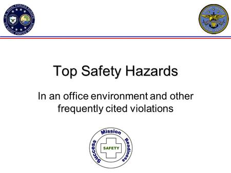 In an office environment and other frequently cited violations