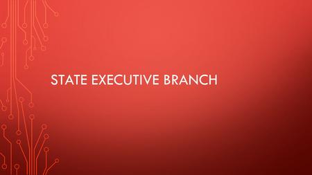State executive branch