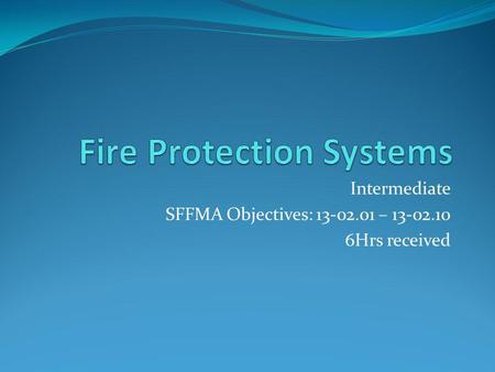 automatic fire sprinkler system design course