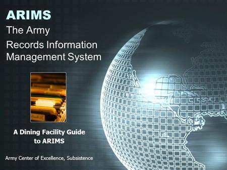 The Army Records Information Management System