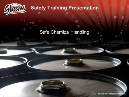 Safety Training Presentation