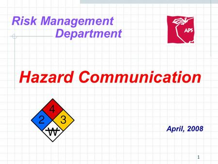 Risk Management Department