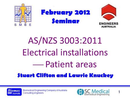 AS/NZS 3003:2011 Electrical installations  Patient areas