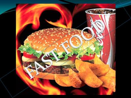 In Portuguese fast food refers to meals quickly and can be made ingested in a few minutes. In modern societies, in which the time spent in meals.