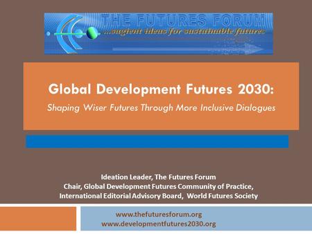 Global Development Futures 2030: