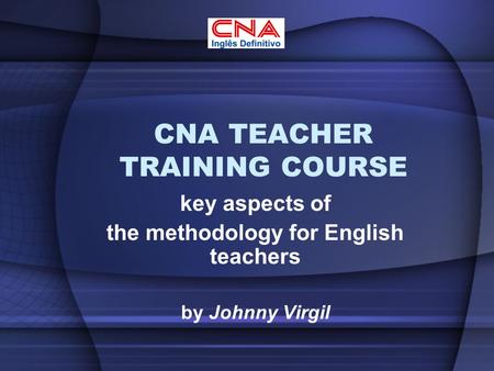 CNA TEACHER TRAINING COURSE