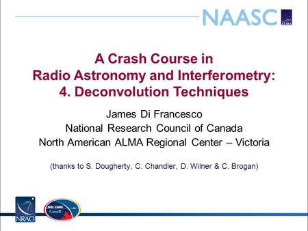 A Crash Course in Radio Astronomy and Interferometry: 4