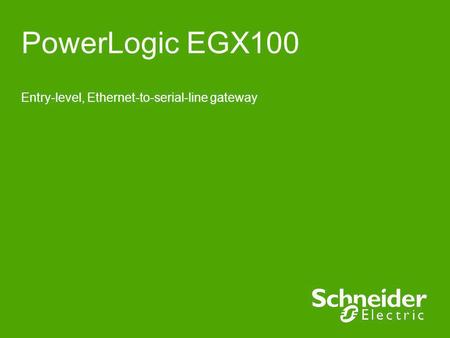 Entry-level, Ethernet-to-serial-line gateway
