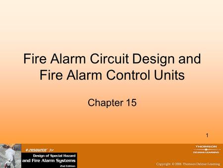 Fire Alarm Circuit Design and Fire Alarm Control Units