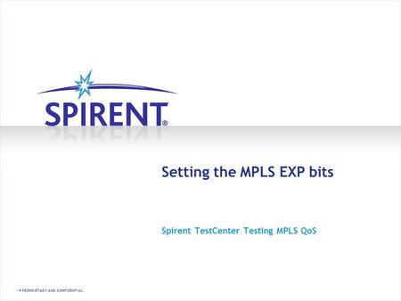 Setting the MPLS EXP bits