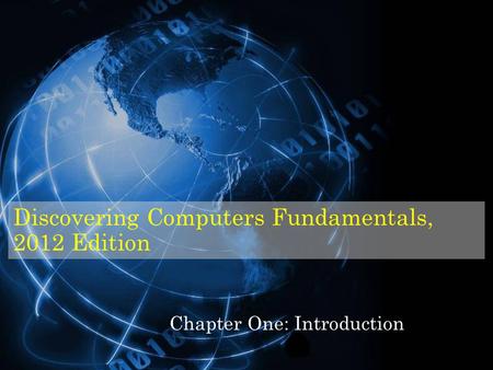 Discovering Computers Fundamentals, 2012 Edition