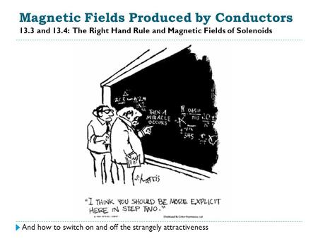 Magnetic Fields Produced by Conductors