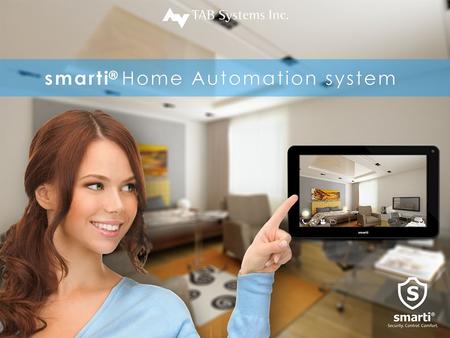 Automation of the home, housework or household activity. Linked systems/appliances to centralized control. Remote monitoring of the home from a tabletop.