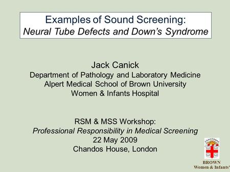 Examples of Sound Screening: