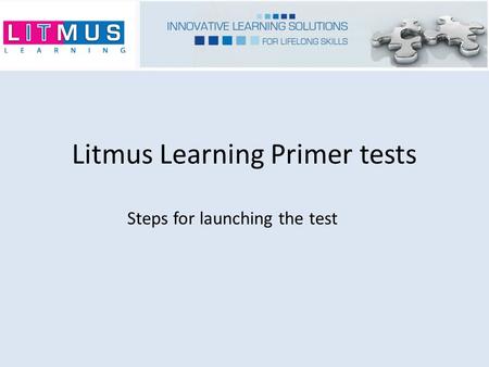 Litmus Learning Primer tests