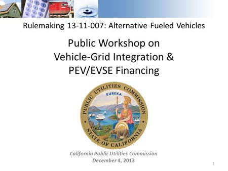 California Public Utilities Commission December 4, 2013