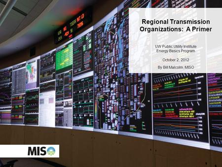 Regional Transmission Organizations: A Primer