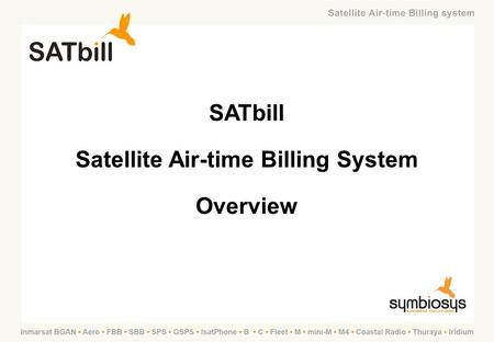 Satellite Air-time Billing System