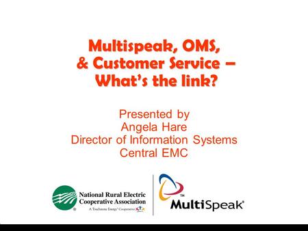 Multispeak, OMS, & Customer Service – What’s the link?